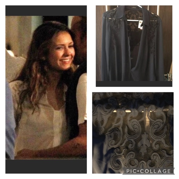 Guess Tops - Guess Brocade Eve Blouse NWT Nina Dobrev